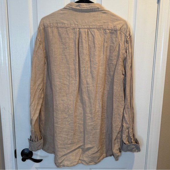 Vintage The New Ivy Tan Button Down Collared Shirt Size XXL - Picture 5 of 5